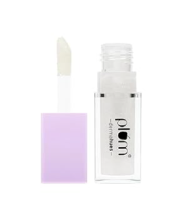 Plum Keep It Glossy Serum Lip Gloss With Hyaluronic Acid | Luminous Finish | Highly Pigmented | Instant Hydration | 100% Vegan &amp;amp;amp; Cruelty Free | 01 Sugar Glaze